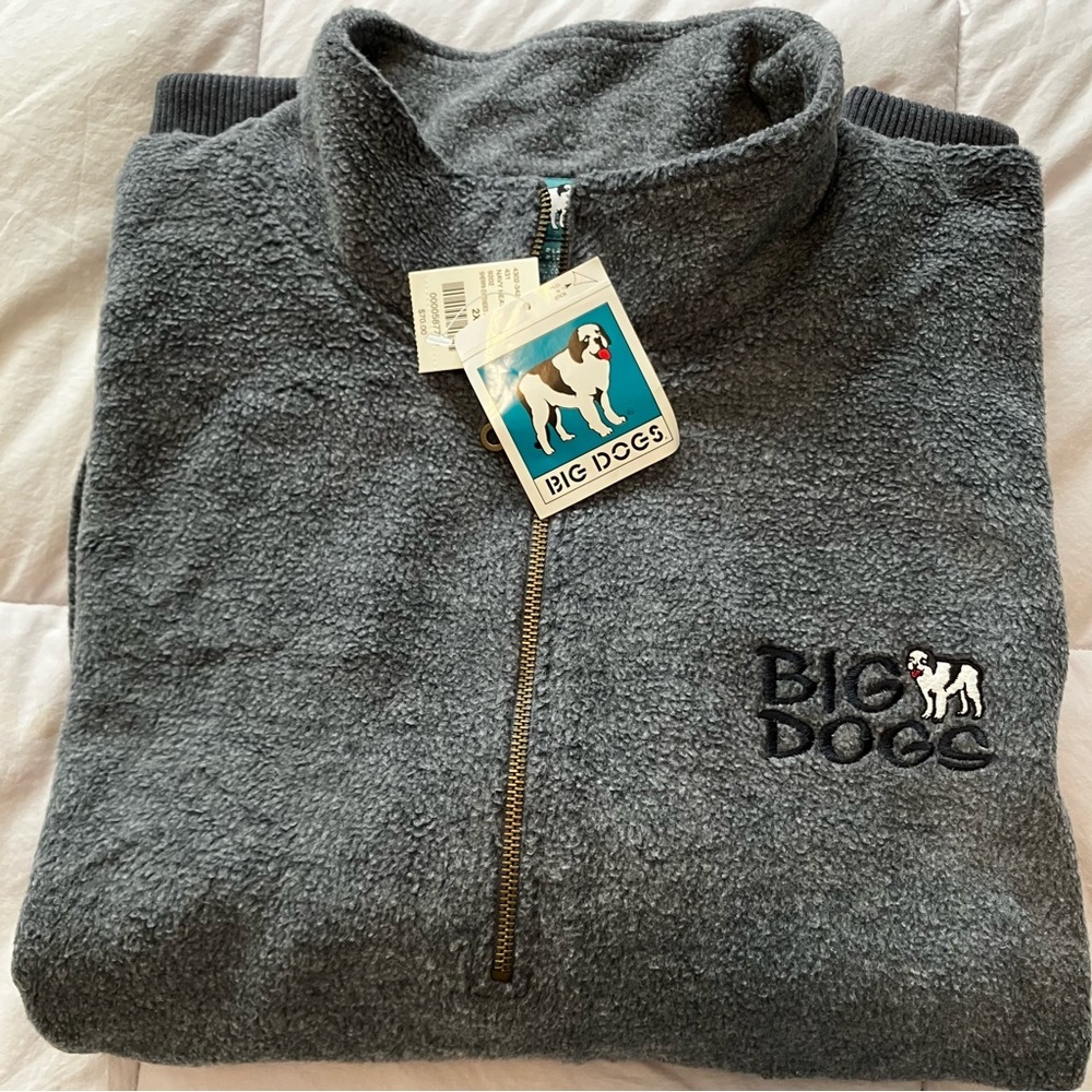 Big Dog Sherpa Extended Zip - 2XL - Navy Heath - Picture 9 of 9
